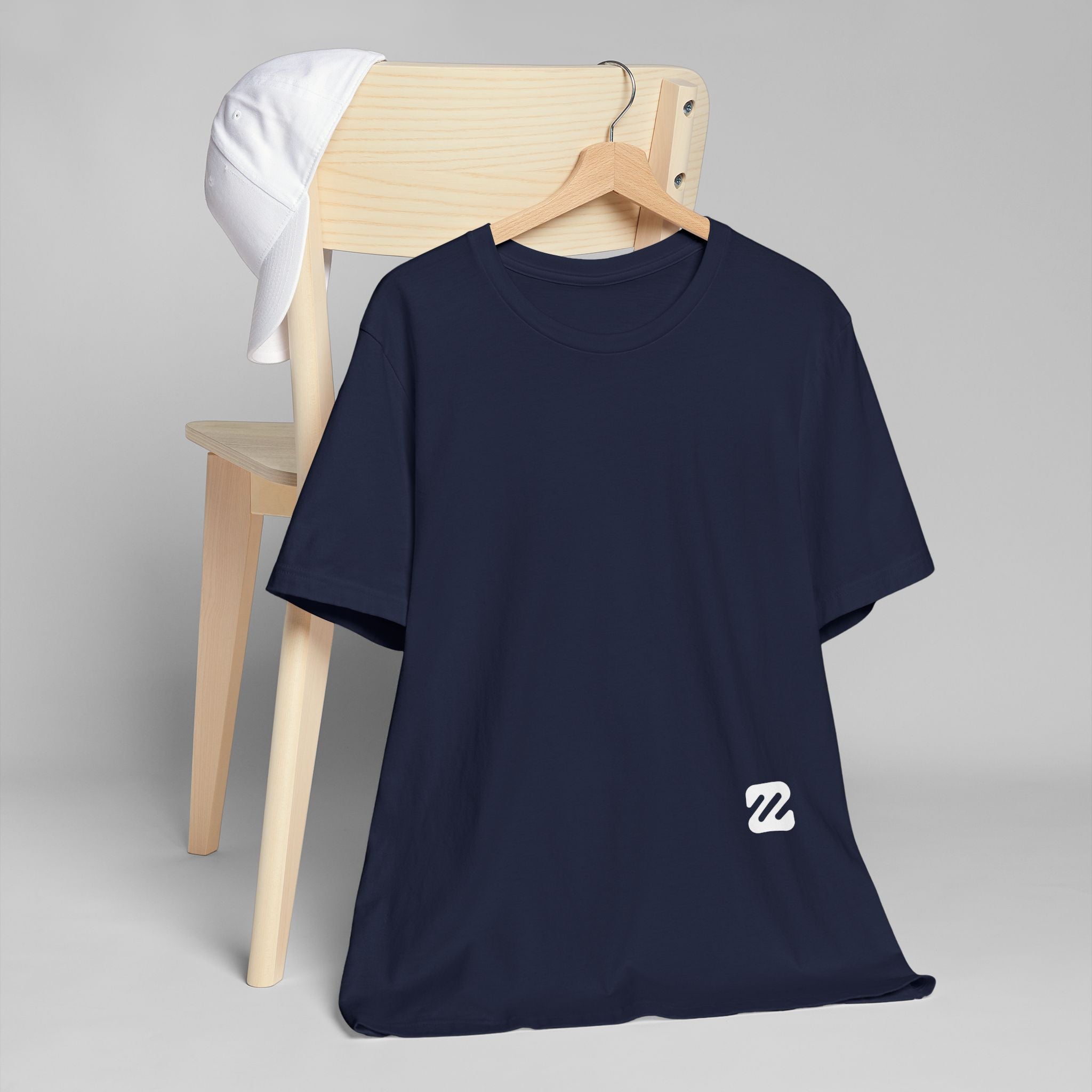 Blank White T‑Shirt Mockup — Unisex Jersey Tee