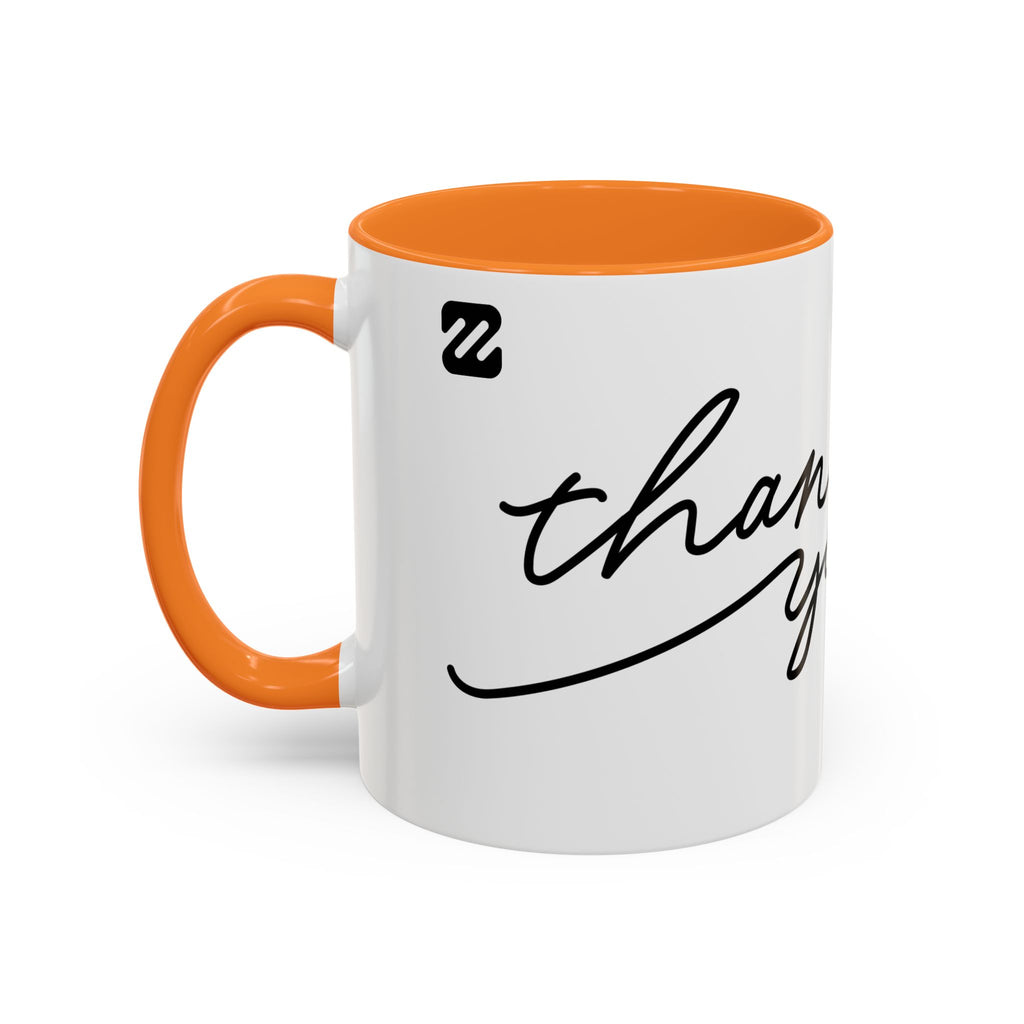 Thank You Script Ceramic Mug (11oz & 15oz)