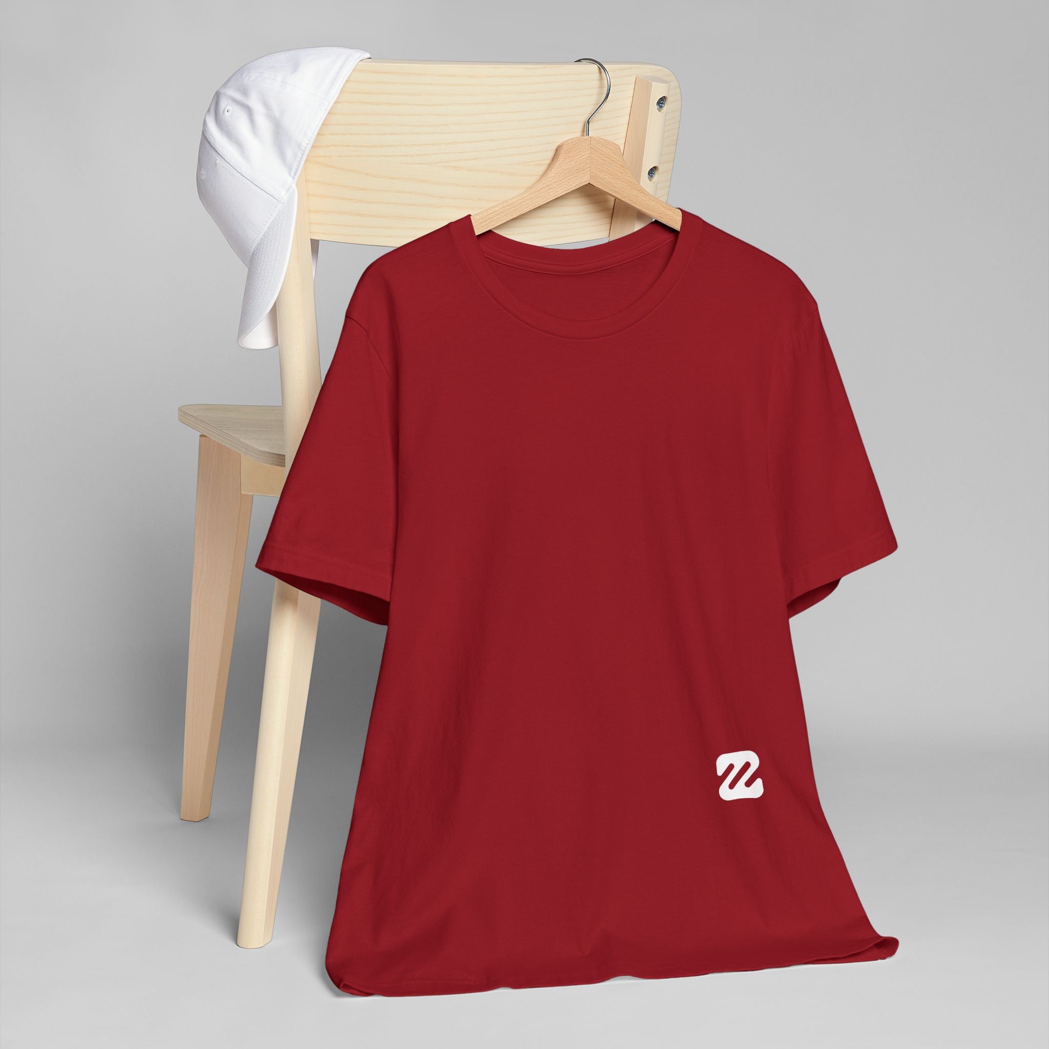 Blank White T‑Shirt Mockup — Unisex Jersey Tee