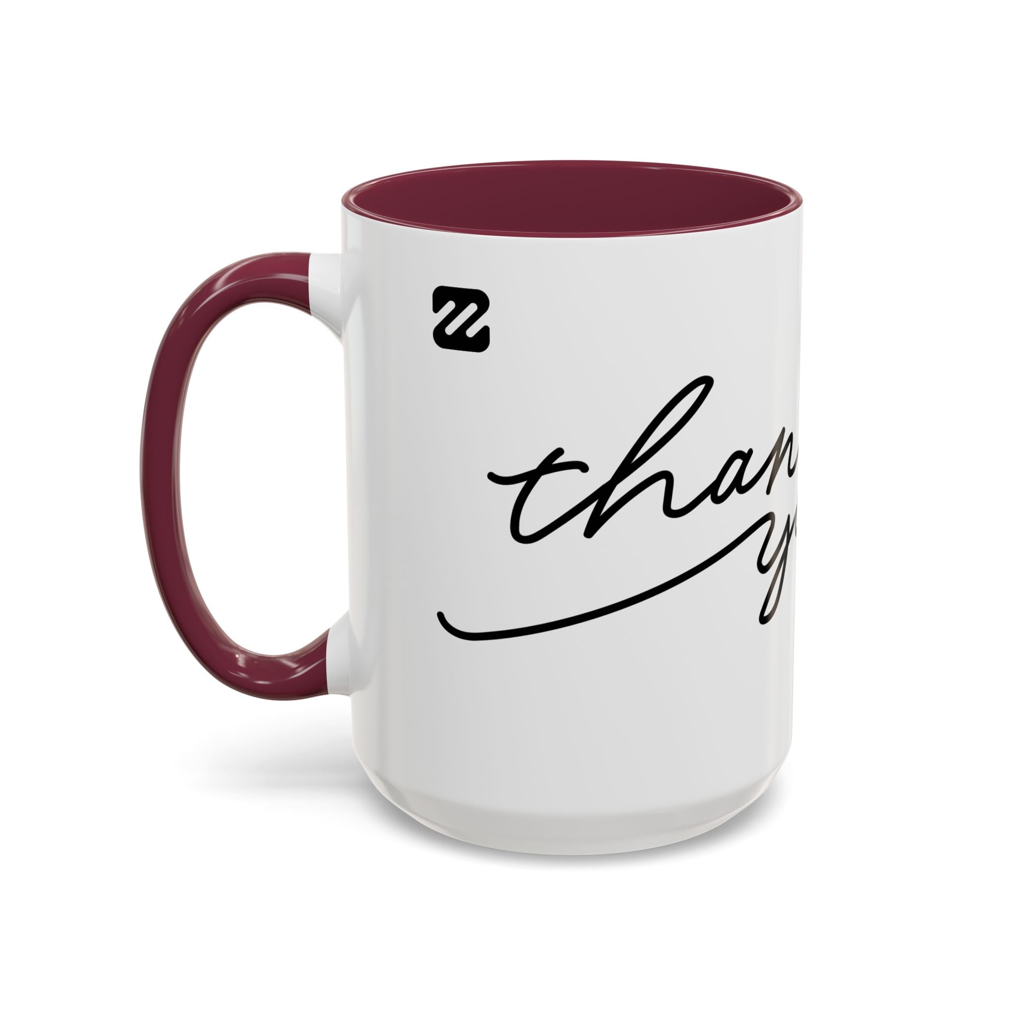 Thank You Script Ceramic Mug (11oz & 15oz)