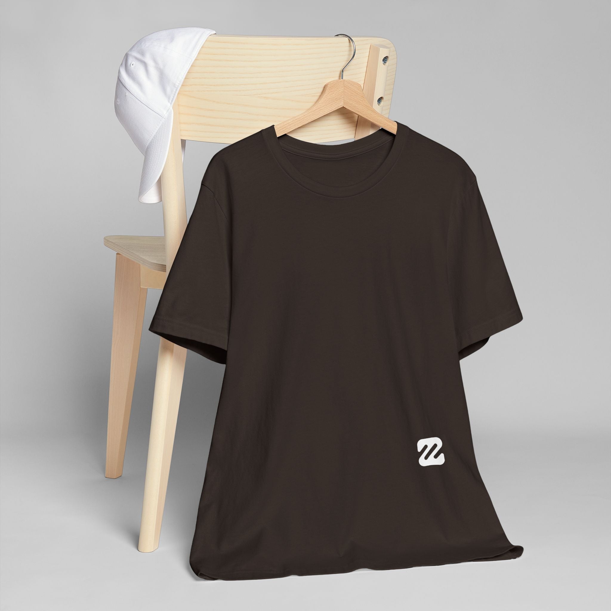 Blank White T‑Shirt Mockup — Unisex Jersey Tee