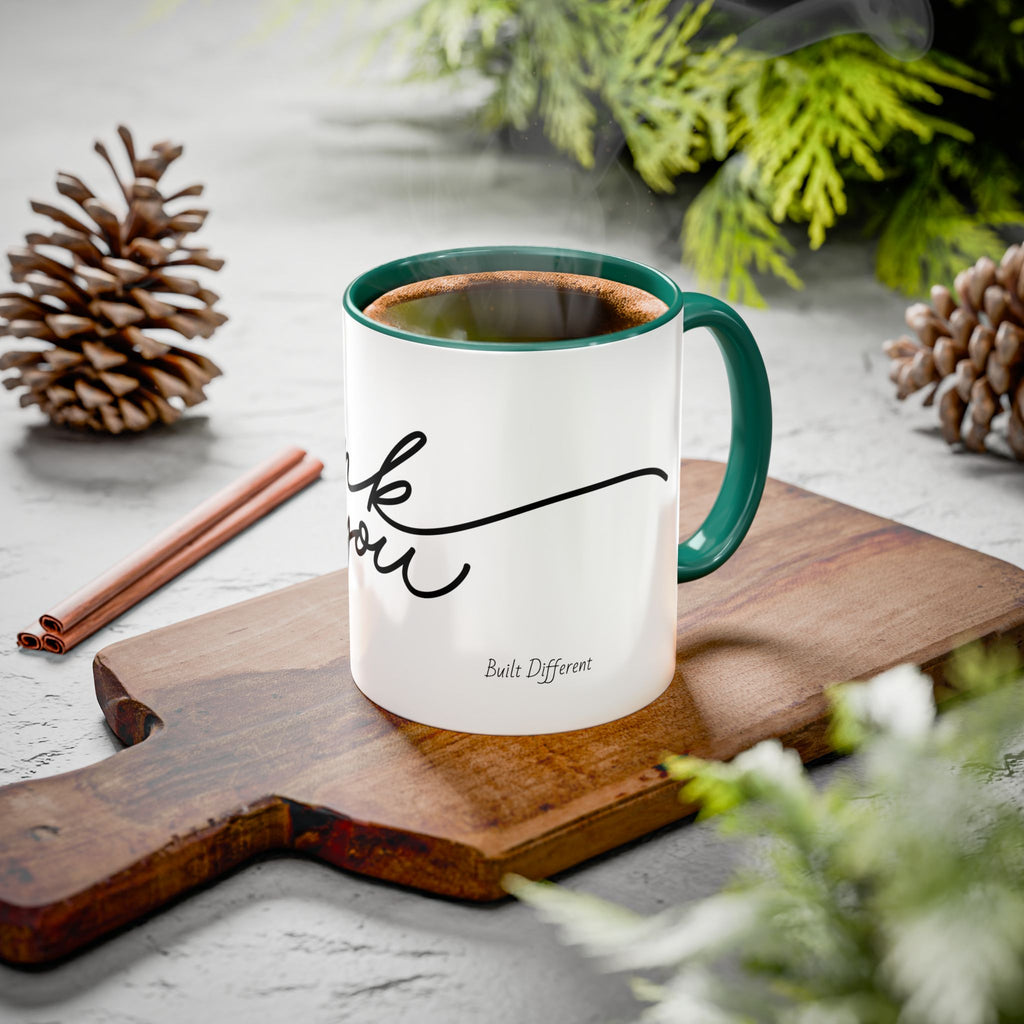 Thank You Script Ceramic Mug (11oz & 15oz)