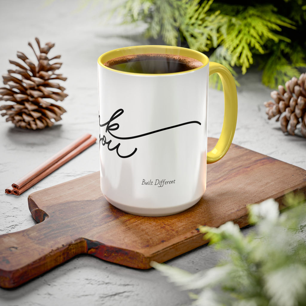Thank You Script Ceramic Mug (11oz & 15oz)