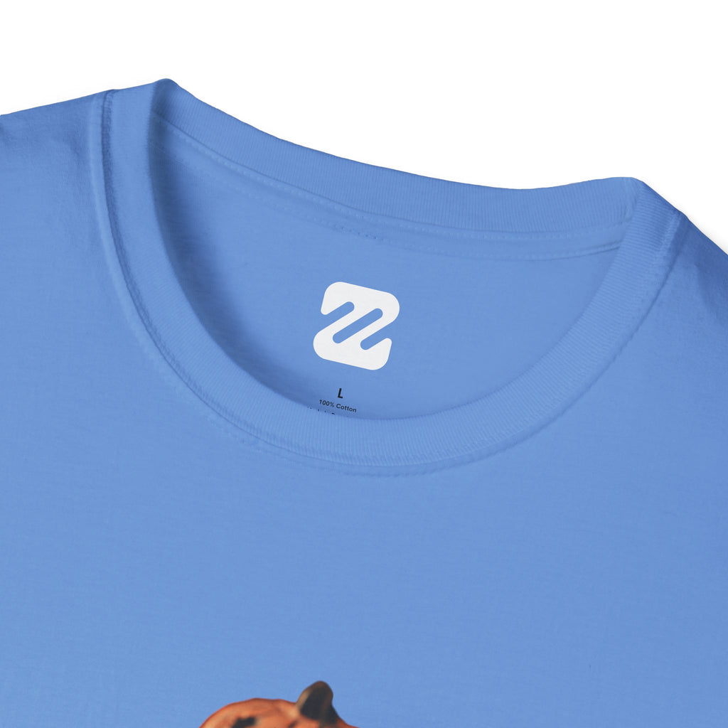 Halloween Pumpkin Stack T-Shirt — Jack-O'-Lantern Trio Graphic Tee