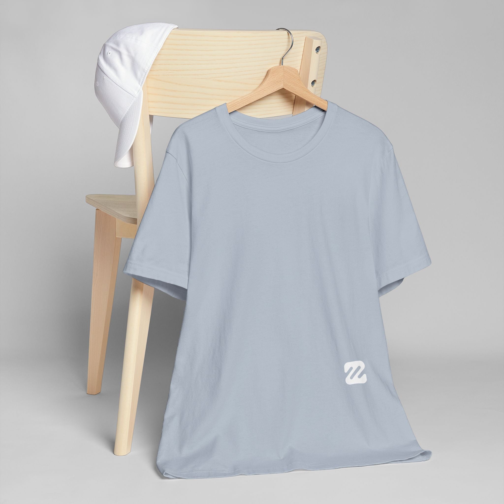 Blank White T‑Shirt Mockup — Unisex Jersey Tee