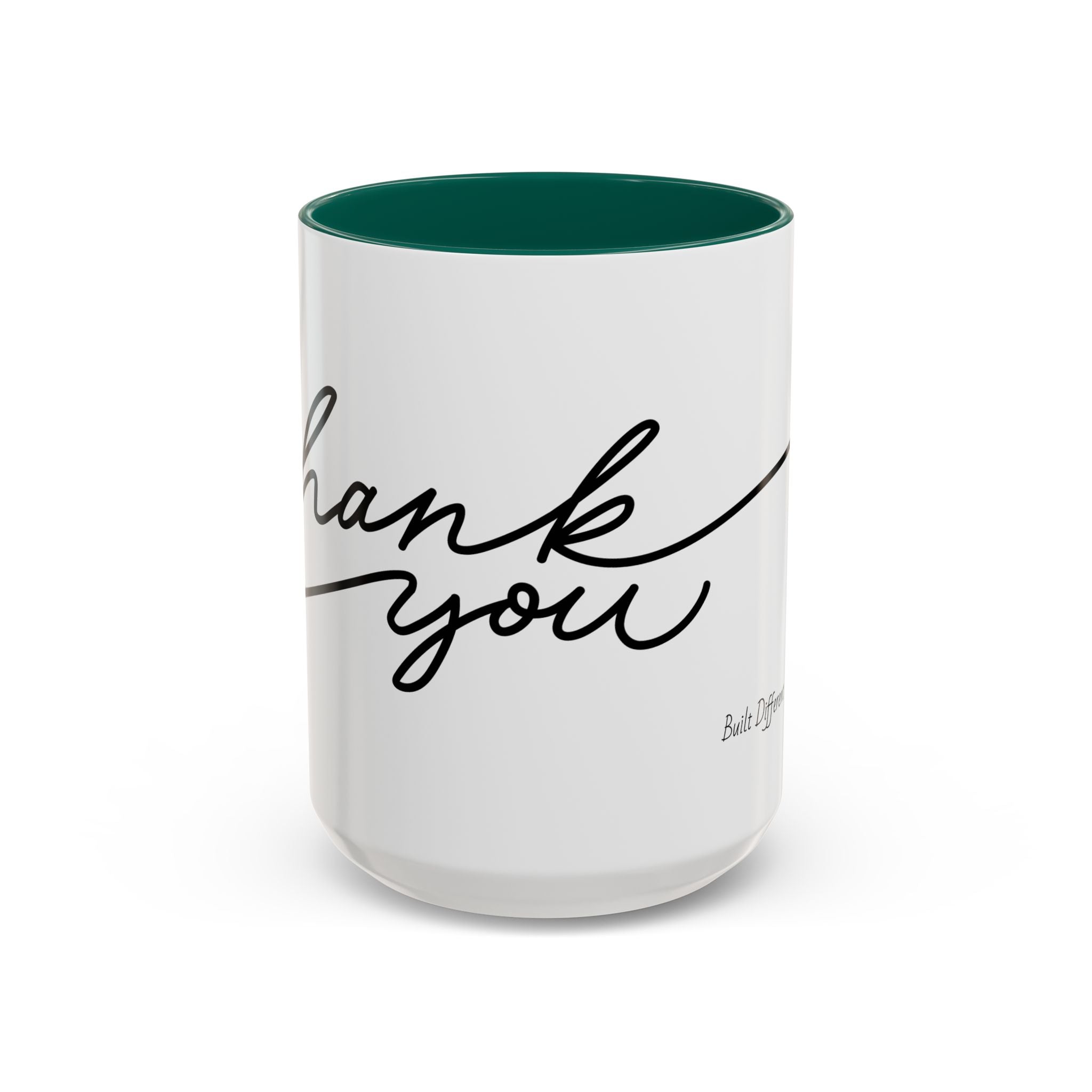 Thank You Script Ceramic Mug (11oz & 15oz)