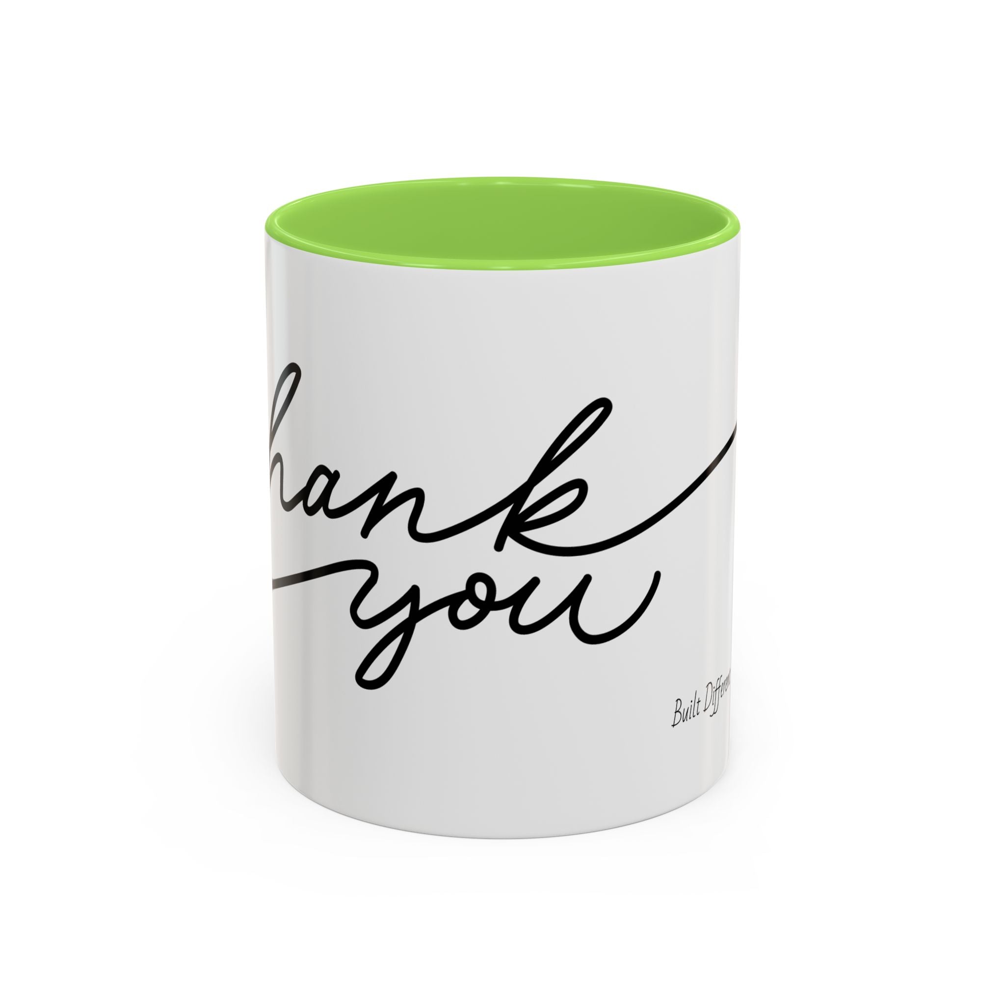 Thank You Script Ceramic Mug (11oz & 15oz)
