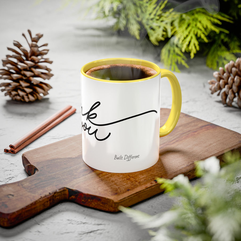 Thank You Script Ceramic Mug (11oz & 15oz)