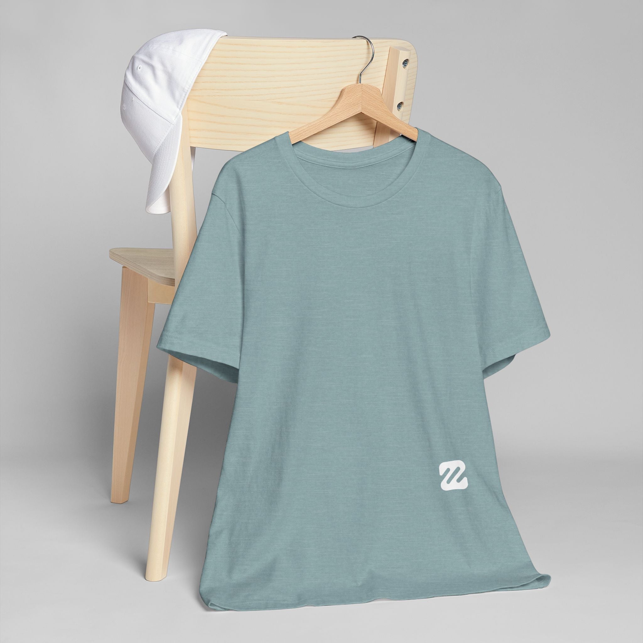 Blank White T‑Shirt Mockup — Unisex Jersey Tee