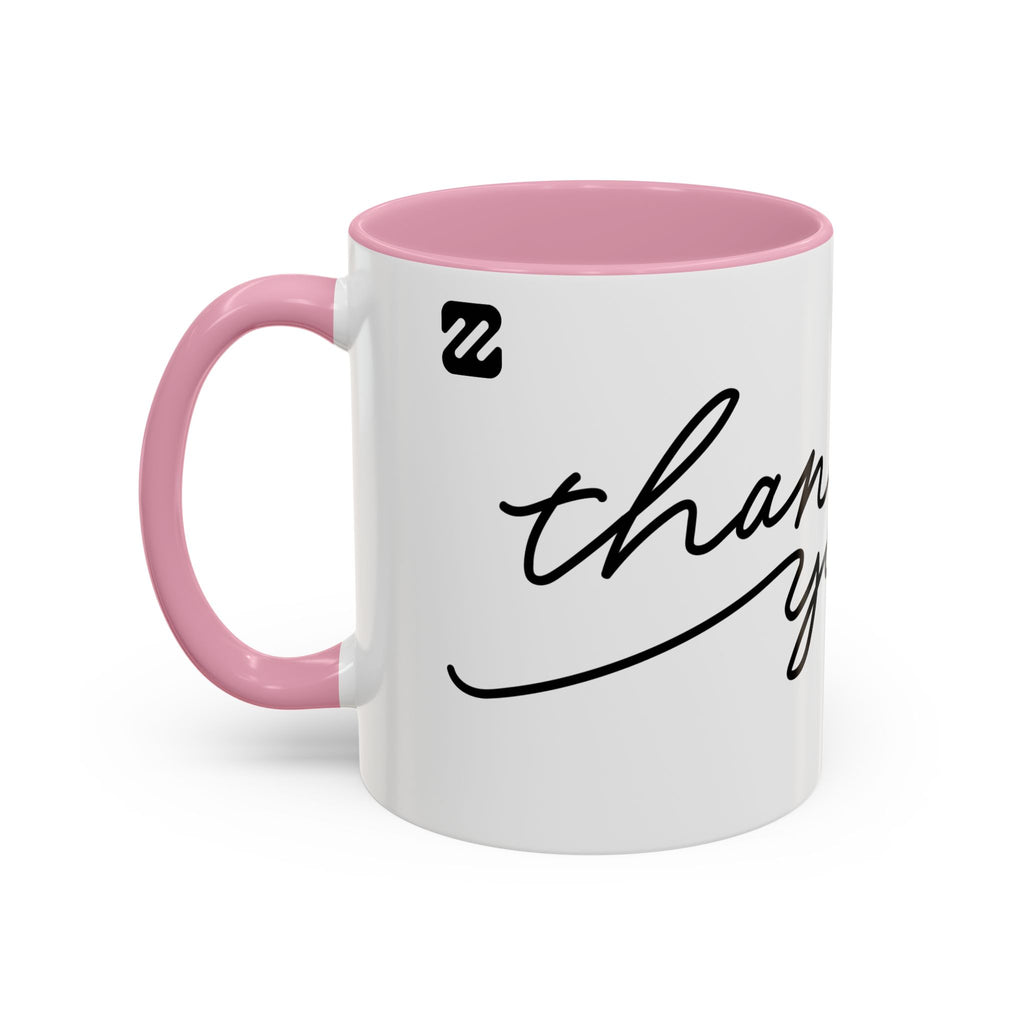 Thank You Script Ceramic Mug (11oz & 15oz)