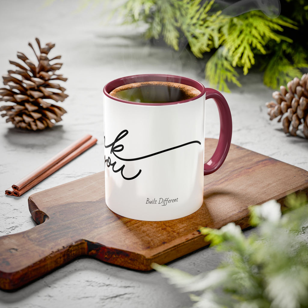 Thank You Script Ceramic Mug (11oz & 15oz)