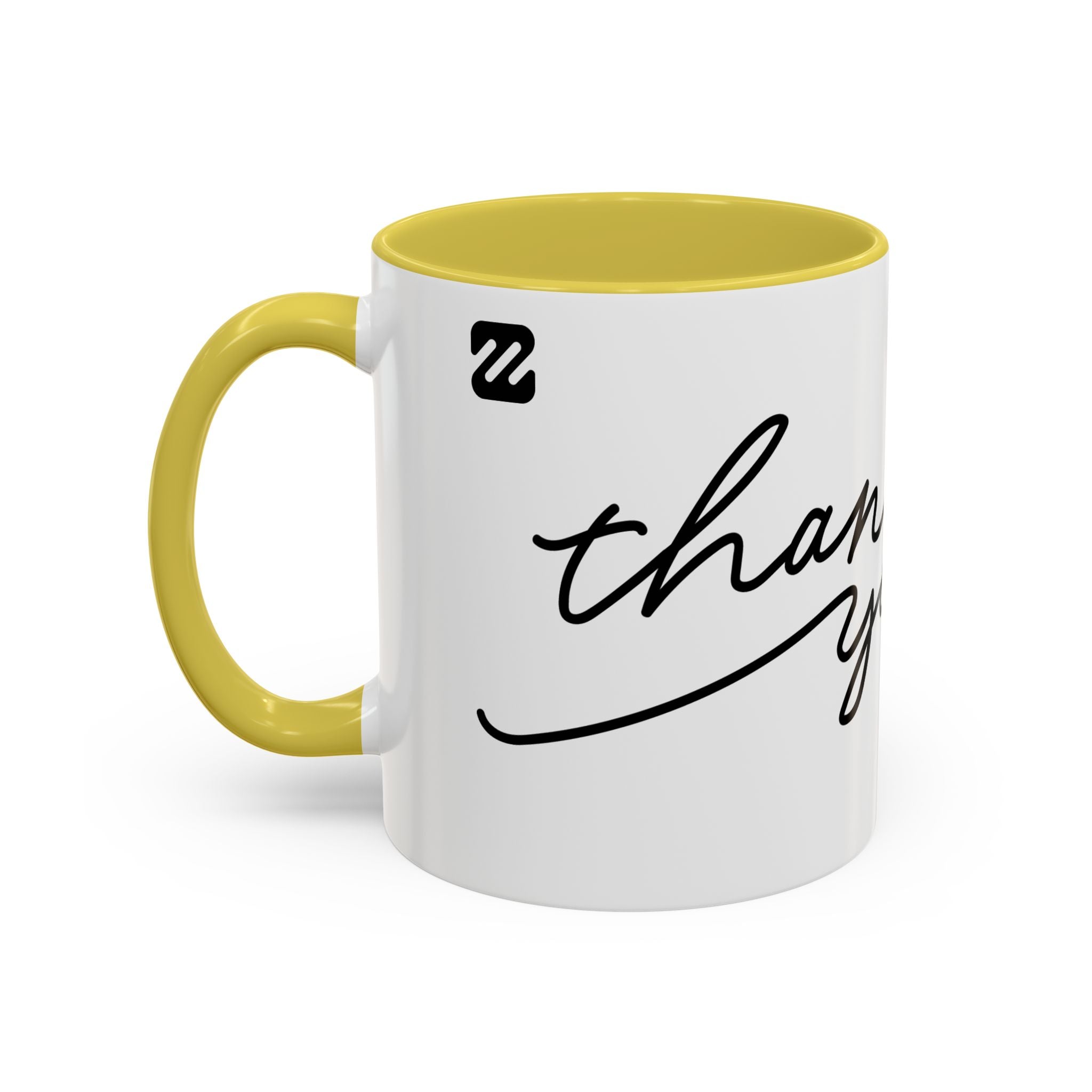 Thank You Script Ceramic Mug (11oz & 15oz)