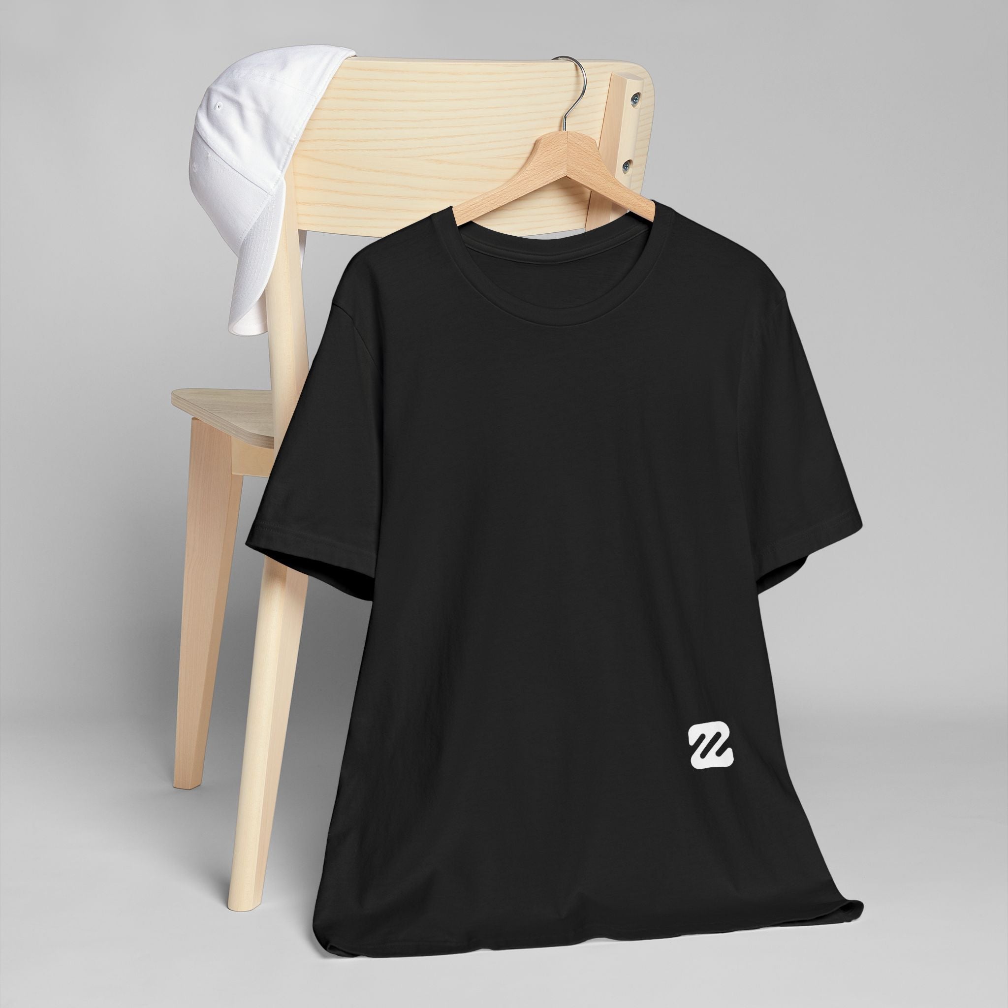 Blank White T‑Shirt Mockup — Unisex Jersey Tee