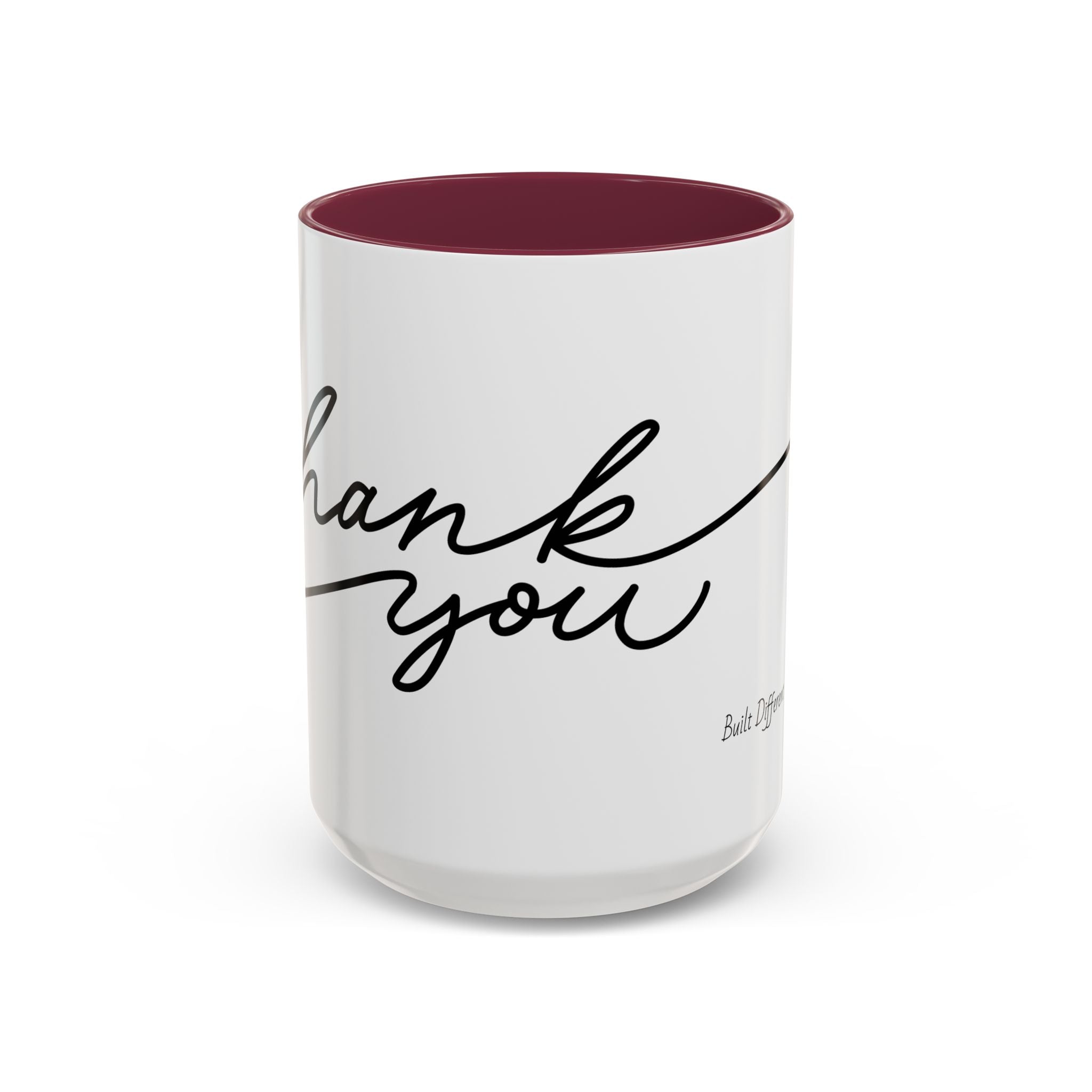 Thank You Script Ceramic Mug (11oz & 15oz)