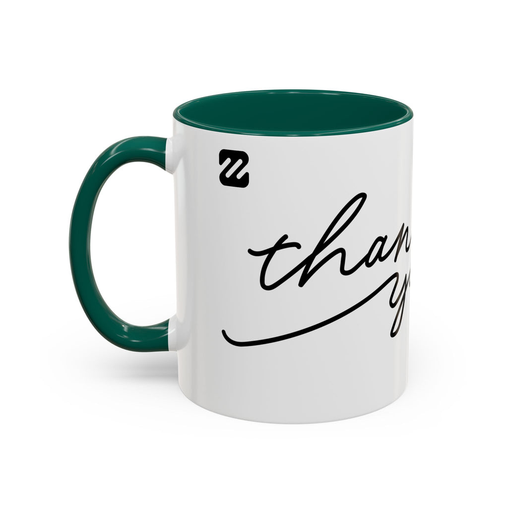 Thank You Script Ceramic Mug (11oz & 15oz)