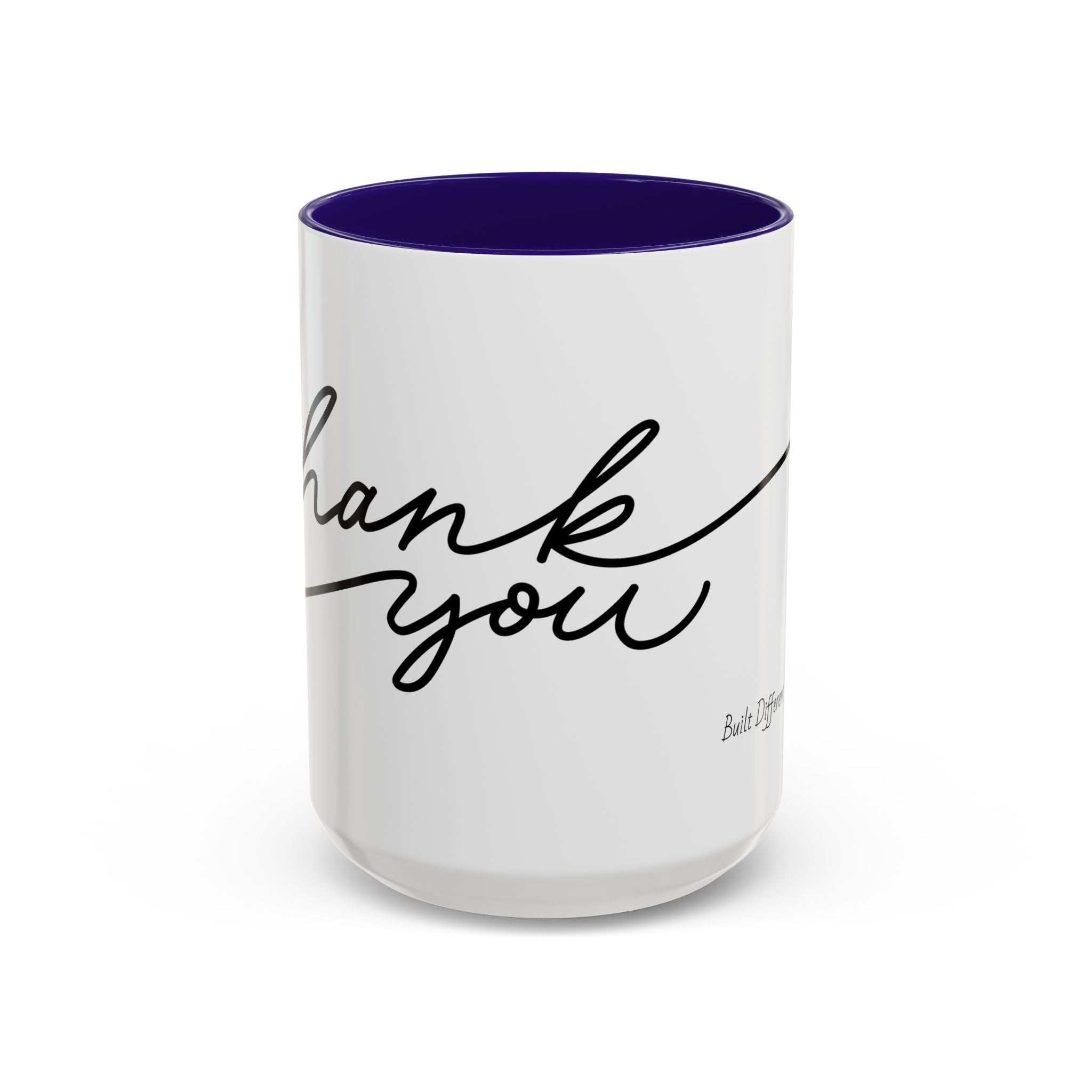 Thank You Script Ceramic Mug (11oz & 15oz)