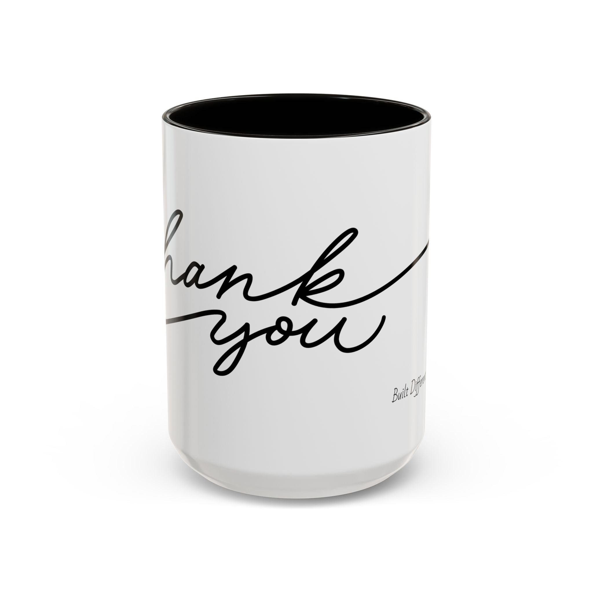 Thank You Script Ceramic Mug (11oz & 15oz)