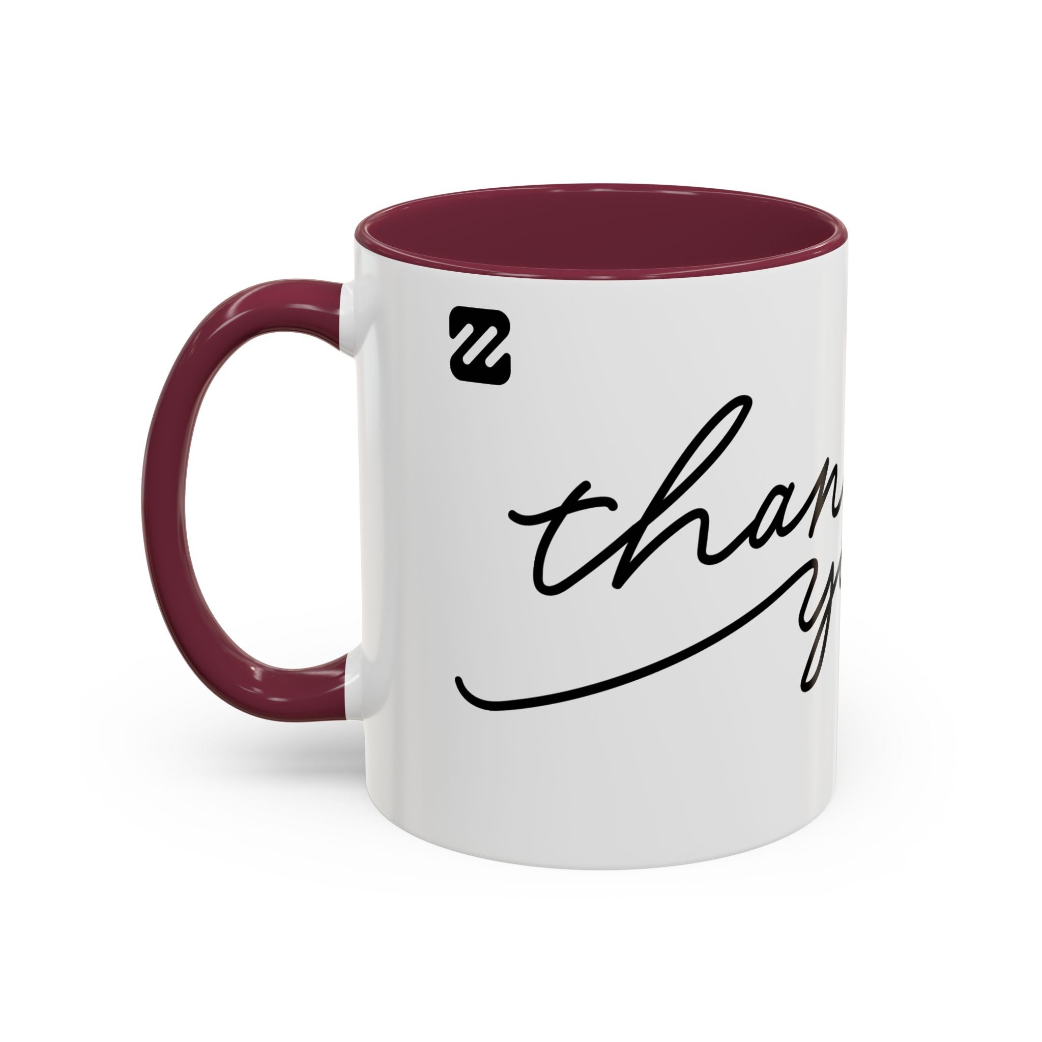 Thank You Script Ceramic Mug (11oz & 15oz)