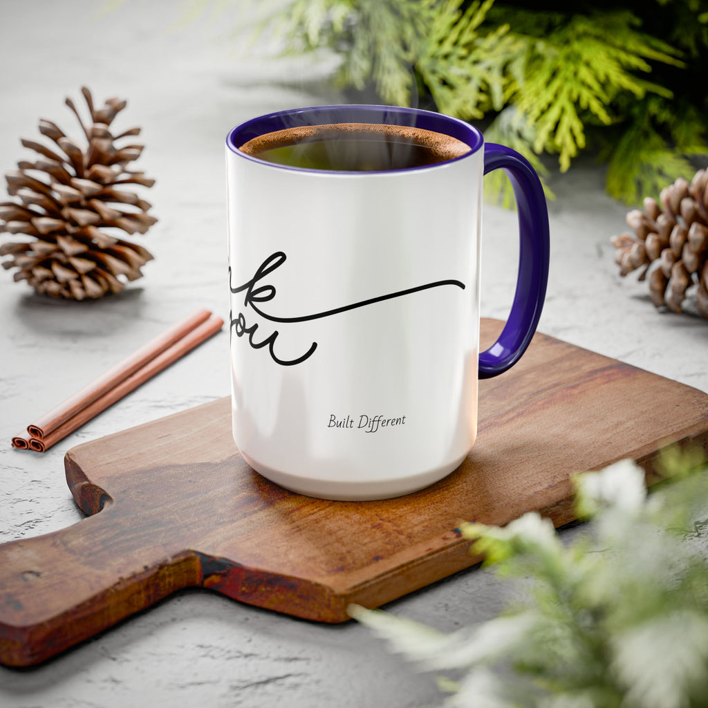 Thank You Script Ceramic Mug (11oz & 15oz)