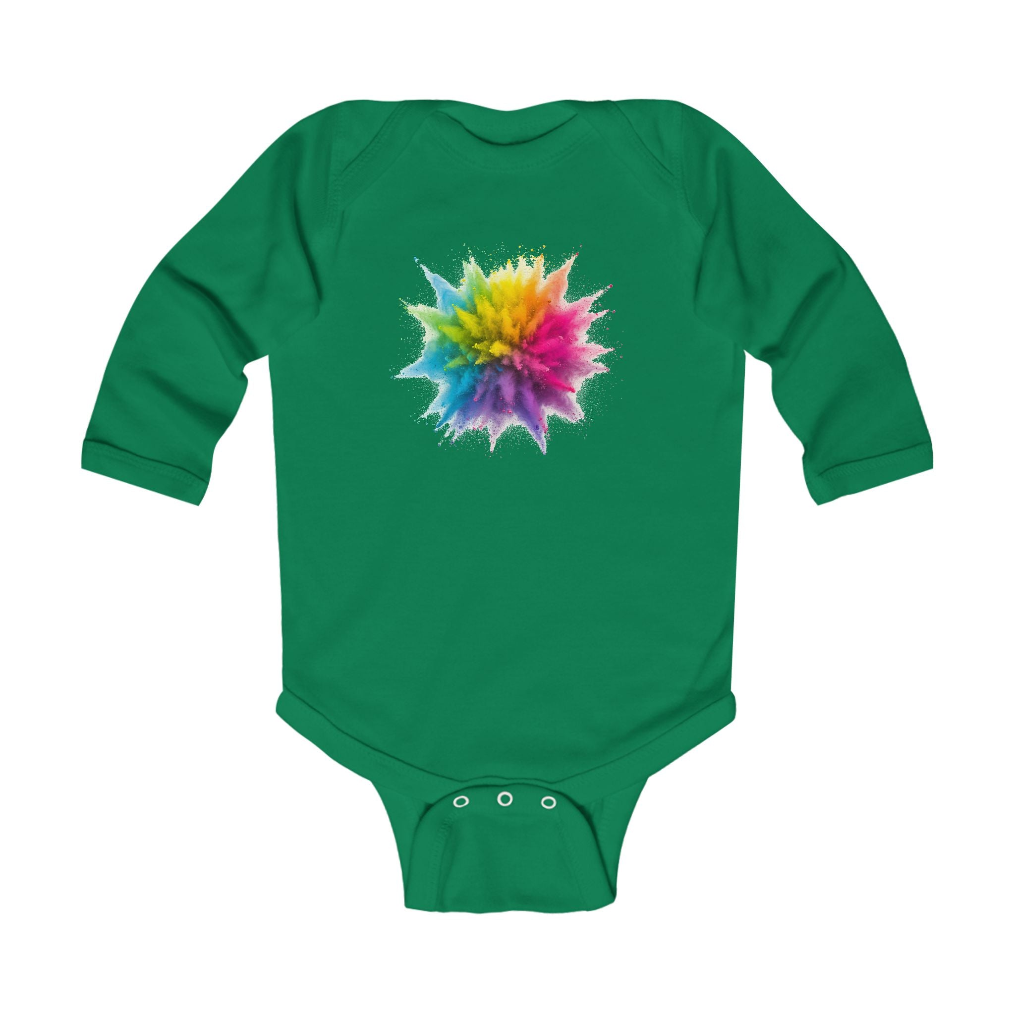 Infant Bodysuit — Colorful Rainbow Powder Splash Baby Onesie