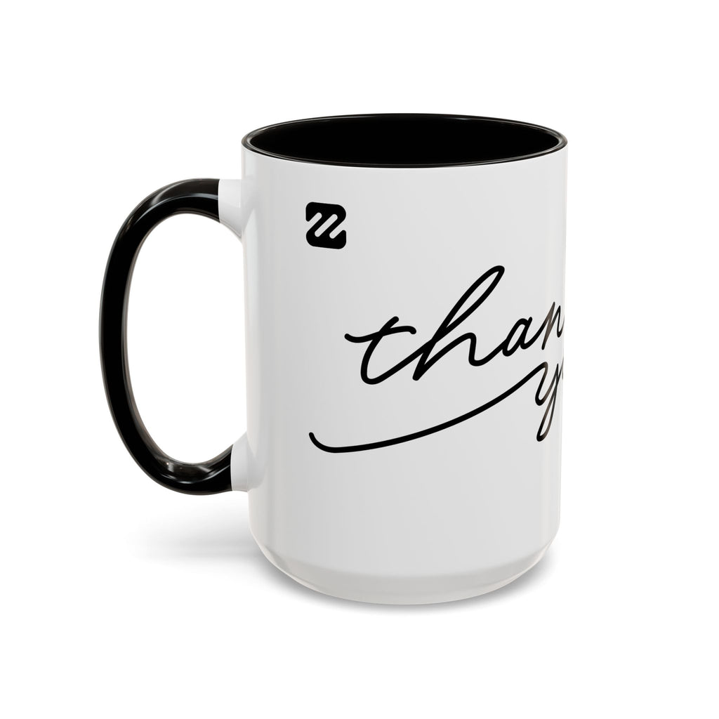 Thank You Script Ceramic Mug (11oz & 15oz)