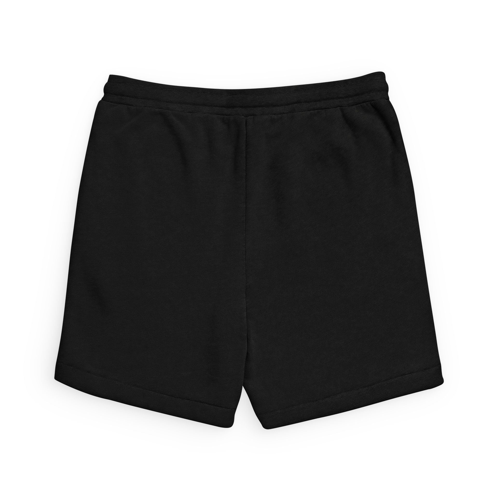 Sponge Fleece Sweatshorts — Casual Black Lounge Shorts with Minimal Logo