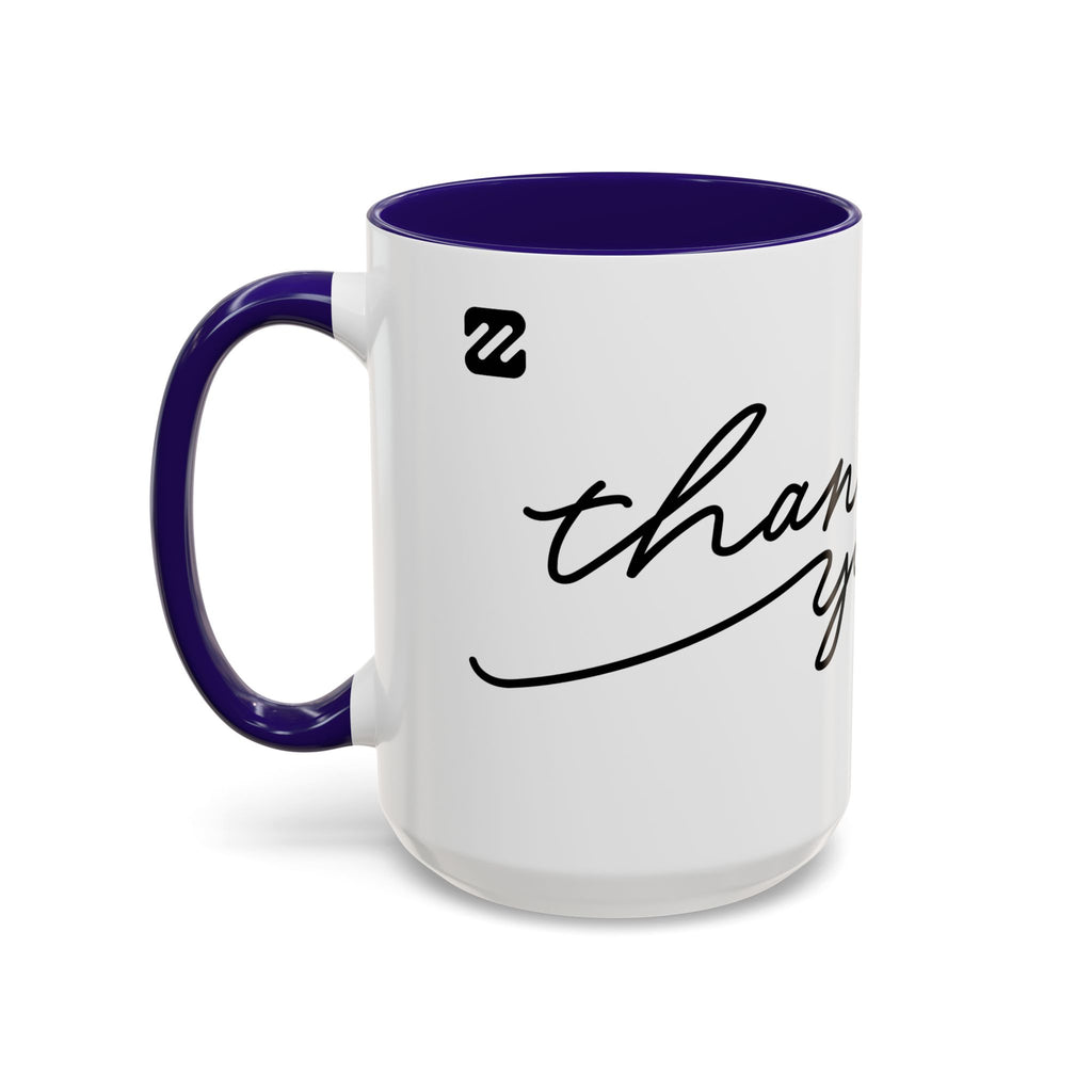 Thank You Script Ceramic Mug (11oz & 15oz)