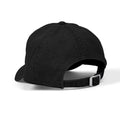 Embroidered Denim Baseball Cap — Minimal 'Z' Logo, Adjustable Black Hat
