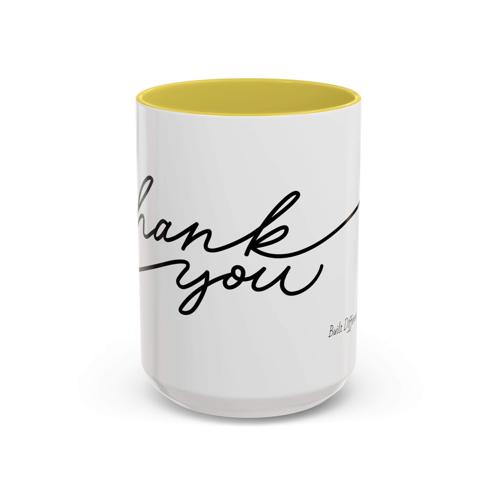 Thank You Script Ceramic Mug (11oz & 15oz)