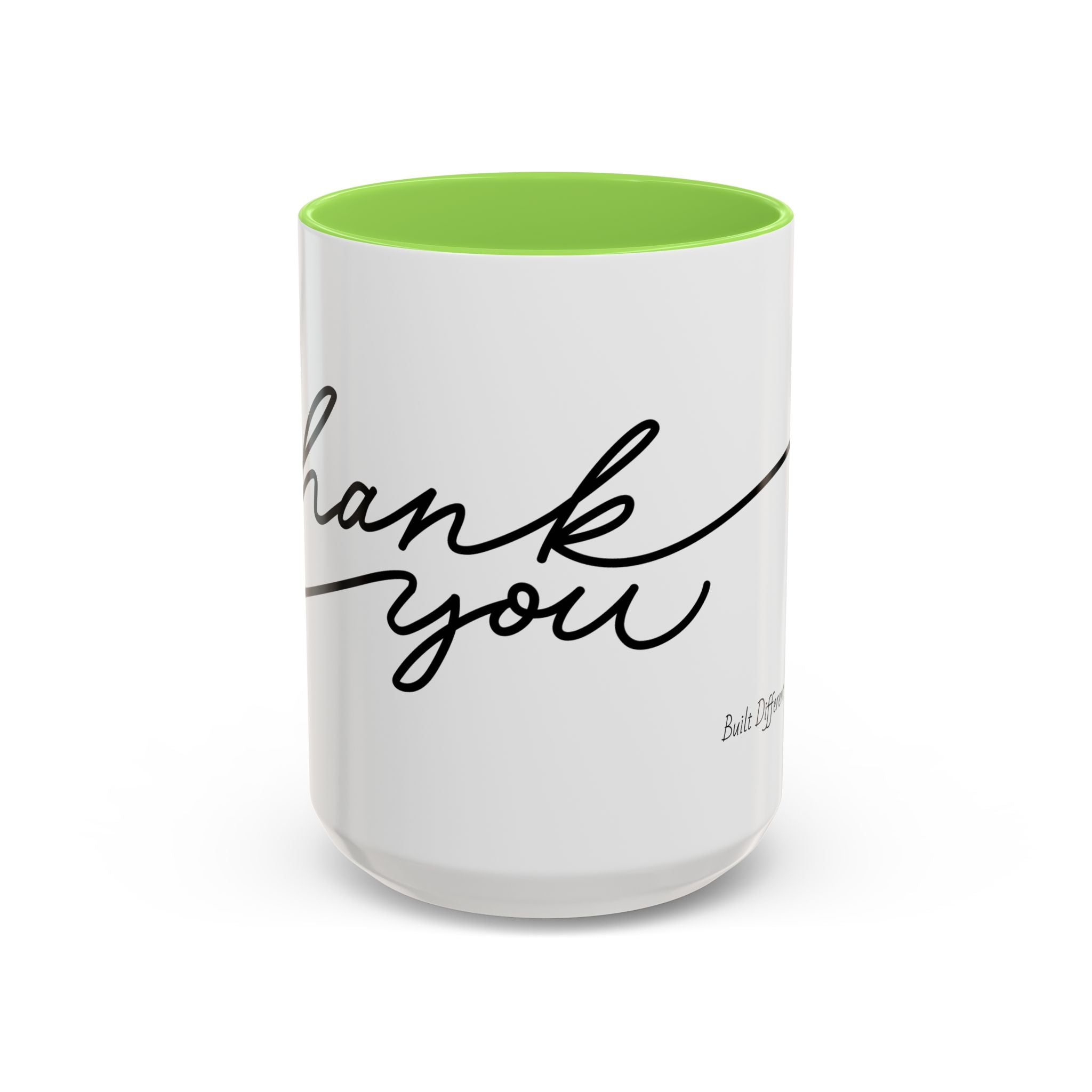 Thank You Script Ceramic Mug (11oz & 15oz)