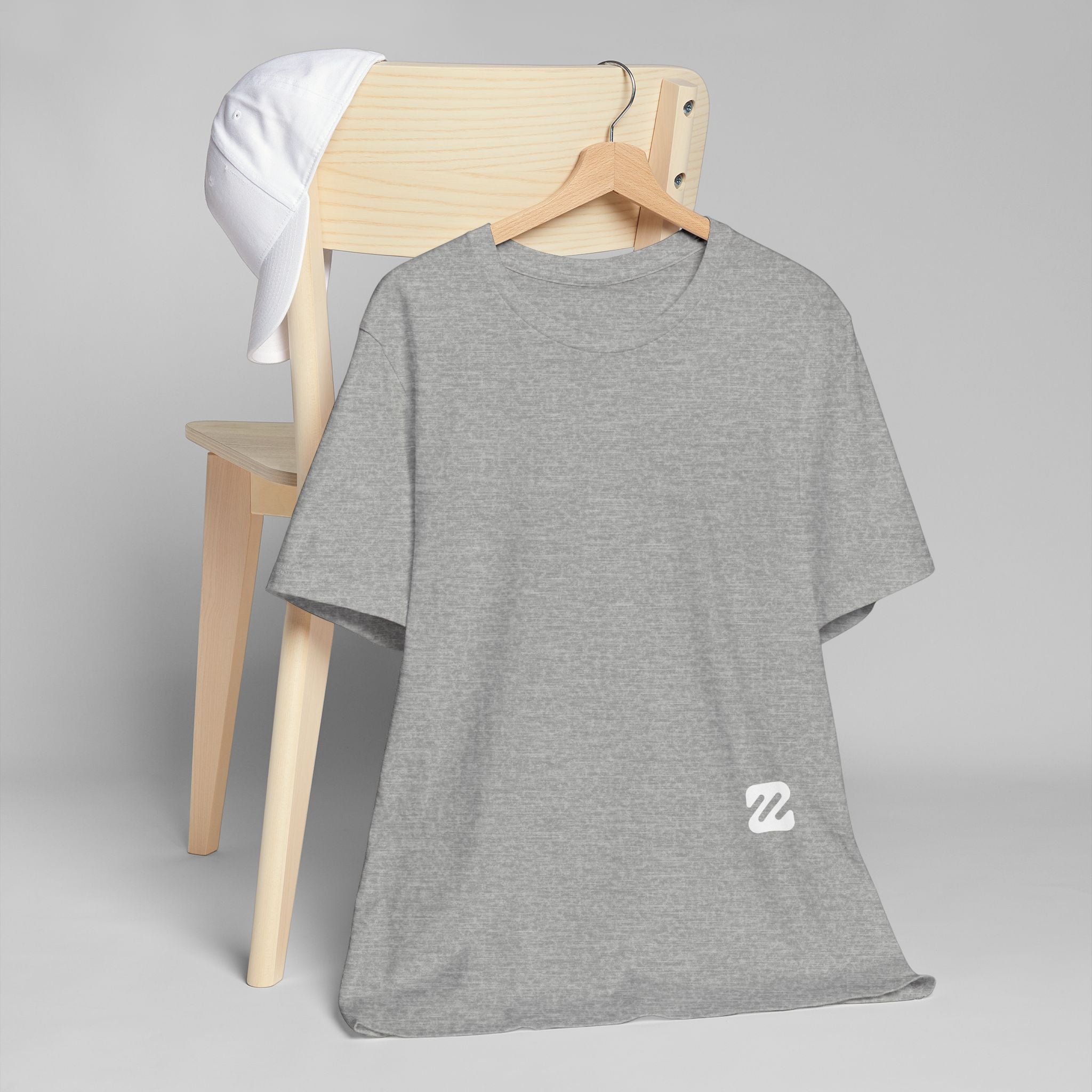 Blank White T‑Shirt Mockup — Unisex Jersey Tee