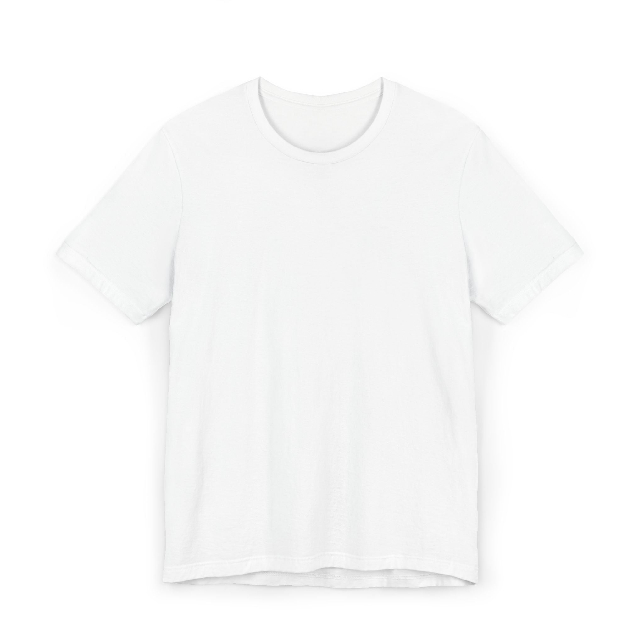 Blank White T‑Shirt Mockup — Unisex Jersey Tee