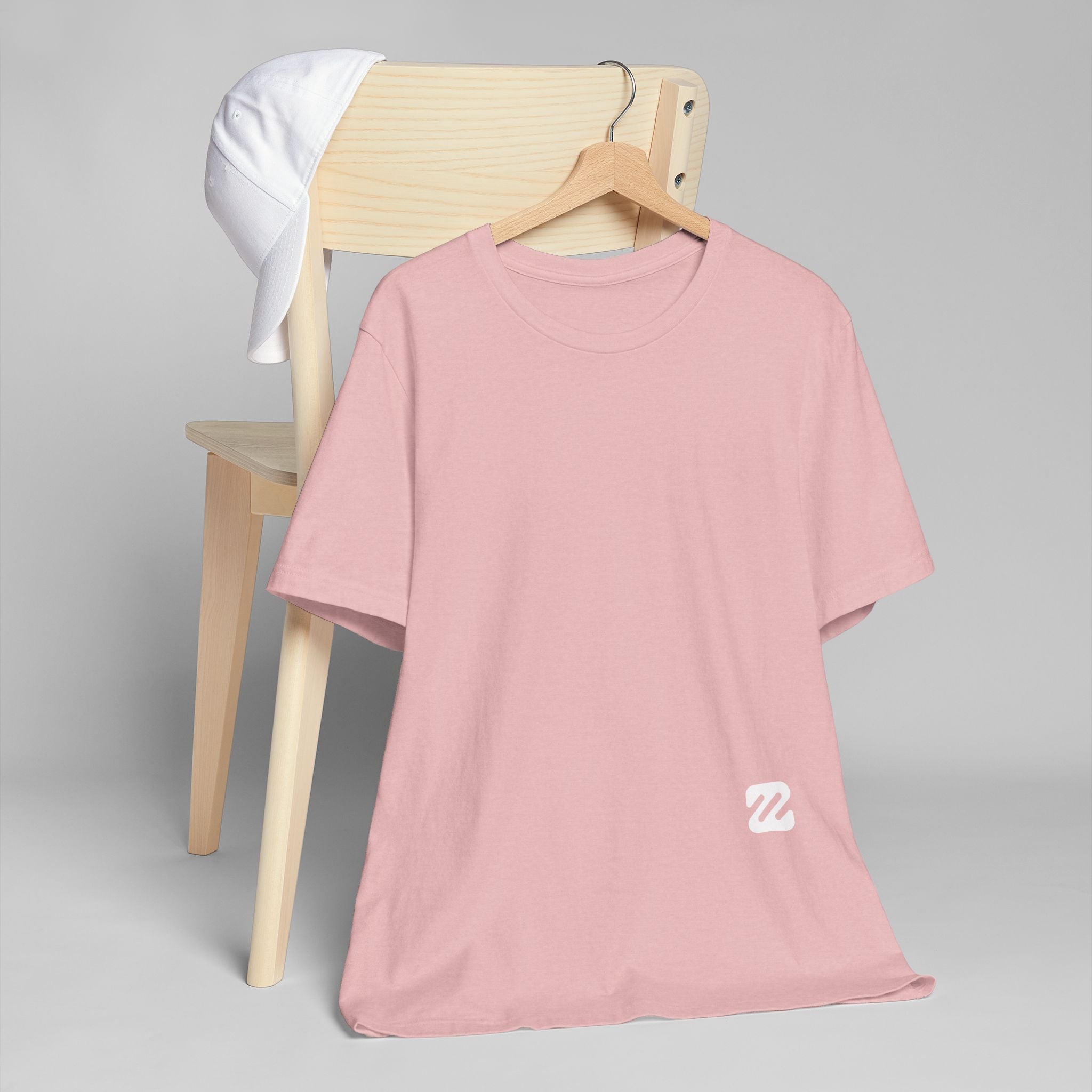 Blank White T‑Shirt Mockup — Unisex Jersey Tee