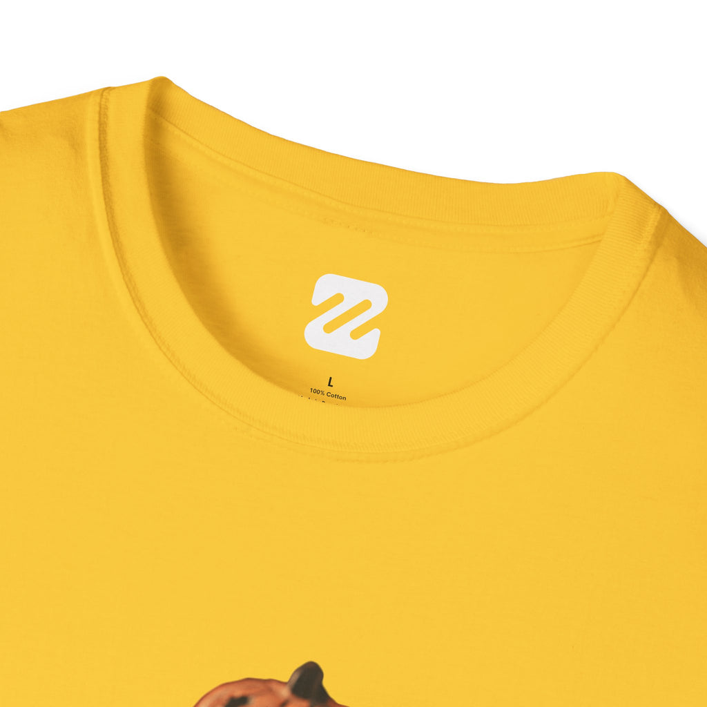 Halloween Pumpkin Stack T-Shirt — Jack-O'-Lantern Trio Graphic Tee